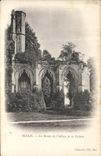 VINTAGE POSTCARD Senlis the Ruins De I' Abbaye Of the Victoire