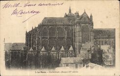VINTAGE POSTCARD Mans Cathedral