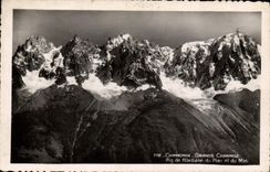 POSTAL MODERNA Chamonix Charmoz grande Aig de Blaitiere del plan y del sur