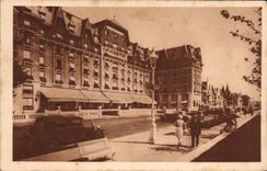 VINTAGE POSTCARD La Baule Large Hotel Of the Hermitage