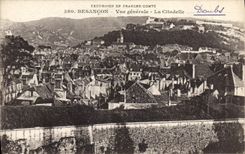 CPA Besancon Vue Generale La Citadelle