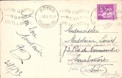 VINTAGE POSTCARD Royan Rocks of Vallieres