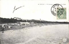 VINTAGE POSTCARD Royan St Georges Panorama with the Beach