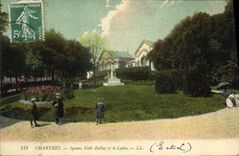 CPA Chartres Square Noel Ballay et le Lycee
