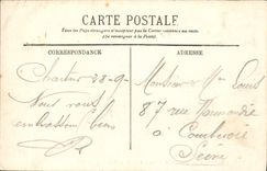 CPA Chartres Square Noel Ballay et le Lycee