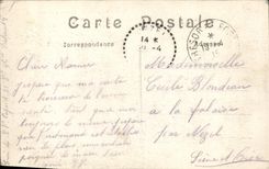CPA Bataille de la Marne Vauclerc Militaria