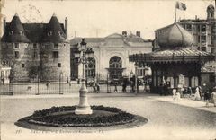 VINTAGE POSTCARD Dieppe the Entry of the Casino