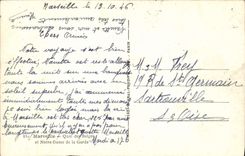 CPA Marseille Quai de Belges et Notre Dame Bateau