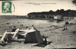 CPA Fouras Un Coin de la Plage