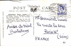 POSTAL MODERNA Buckingham coloca Londres