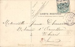 VINTAGE POSTCARD Trouville Seen Of the Large Living room