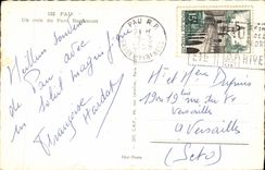 POSTAL MODERNA Pau una esquina del parque de Beaumont