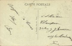 VINTAGE POSTCARD Tours the Museum and the Descartes Public garden