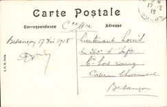 Iglesia histórica Mauricio santo de Besanzón de la POSTAL de la VENDIMIA