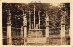 CPA Treguier Le calvaire en reparation 
