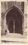 CPA Treguier Portail Principal de la Cathedrale