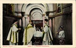 VINTAGE POSTCARD Bernadette First Communion