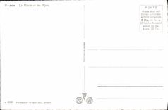 CPM Berne Le musee et les Alpes