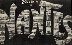 VINTAGE POSTCARD Nantes