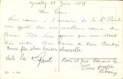 CPA Bonne Fete Fleurs