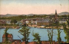 VINTAGE POSTCARD Bayonne Panorama Taken of the Citadel