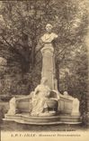 VINTAGE POSTCARD Lille Desrousseaux Monument