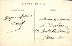 VINTAGE POSTCARD Chambéry Boulevard of the Column Elephants