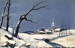 CPA Fantaisie Bonne annee