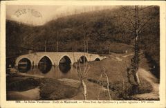 CPA Suisse vendeenne Foret de Mervent Vieux pont des Oullieres a 5 arches ogivales 