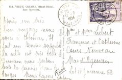 MODERN CARD Old Colmar Street Merciere