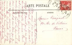 VINTAGE POSTCARD Royan the Beach