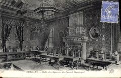 CPA Orleans Salle des Seances dyu Conseil Municipal