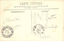 VINTAGE POSTCARD Montargis the Town hall