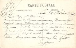 POSTAL de la VENDIMIA Sens una casa del palacio del viejo arzobispo