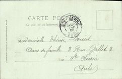 CPA Bordeaux Place de la Bourse Vers le Quai de la Douane