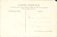 POSTAL Morlaix interior de la VENDIMIA de la escalera de la calle principal