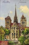 VINTAGE POSTCARD Geneva Cathedral St Pierre