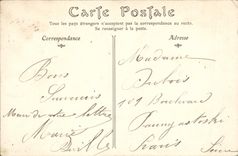 VINTAGE POSTCARD Menton the Bay of Garavan