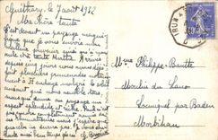 VINTAGE POSTCARD Holy Jean de Luz the House Louis XIV