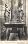 VINTAGE POSTCARD the Abbey Of Saint Denis Column Commemorative Heart of François II