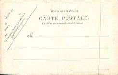 POSTAL de la VENDIMIA la abadía Saint del corazón conmemorativo de la columna de Denis de François II