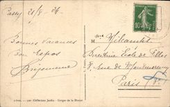 VINTAGE POSTCARD Servoz Diosaz