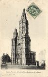 Vuelta de la POSTAL de la VENDIMIA de la abadía vieja de los benedictinos de los monjes de St Amand