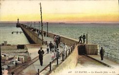 CPA Le Havre La Nouvelle Jetee