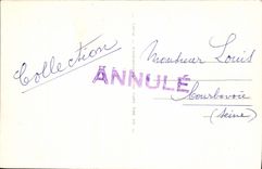 Opinión de Chartres de la POSTAL de la VENDIMIA admitida el plano