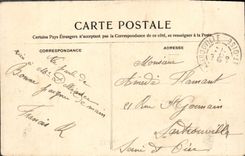 VINTAGE POSTCARD Avon District of Artillery