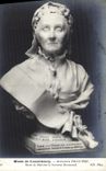 VINTAGE POSTCARD Museum of Luxembourg Alexandre Falguiere Bust of Madama the Daumesnil baroness