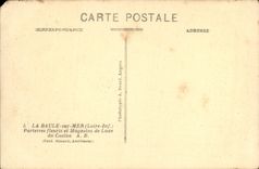 La POSTAL La Baule de la VENDIMIA en pisos de mar florece y los almacenes del lujo del casino