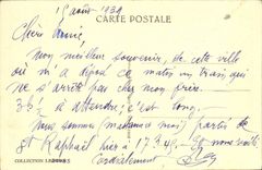 VINTAGE POSTCARD Montbeliard Monumental Staircase Of the Church