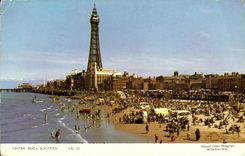 MODERN CARD Central Beach Blackpool